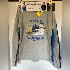 Nwt Eddie Bauer Kids youth T-shirts 3 pack size 7/8